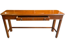 Load image into Gallery viewer, 56&quot; Unfinished 1 Drawer Drexel Vintage Console Table #08606
