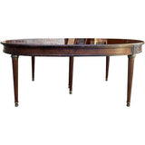 76"-136" Extendable Unfinished Vintage Dining Table #08612