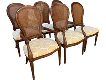 Load image into Gallery viewer, 20&quot; Unfinished Henredon Vintage Chair Set of 6 #08613
