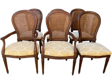 Load image into Gallery viewer, 20&quot; Unfinished Henredon Vintage Chair Set of 6 #08613
