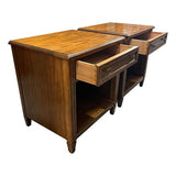 22" Unfinished 1 Drawer Kindel Vintage Nightstand Set of 2 #08623