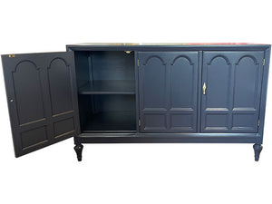 48" Finished 3 Door Vintage Buffet #08500