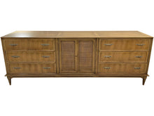 Load image into Gallery viewer, 88&quot; Unfinished 6 Drawer 2 Door White Fine Furniture Vintage Buffet #08697
