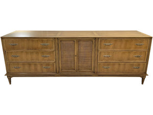 88" Unfinished 6 Drawer 2 Door White Fine Furniture Vintage Buffet #08697