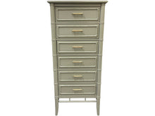 Load image into Gallery viewer, 24&quot; Finished 6 Drawer Thomasville Vintage Bamboo Style Tallboy #08314
