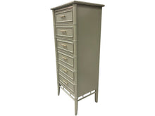 Load image into Gallery viewer, 24&quot; Finished 6 Drawer Thomasville Vintage Bamboo Style Tallboy #08314
