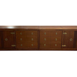 134.5" Unfinished 6 Drawer 4 Door Vintage Buffet #08258