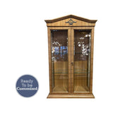 28.25" Unfinished 2 Door Vintage Hutch Top #08627