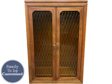Load image into Gallery viewer, 31&quot; Unfinished 2 Door Vintage Hutch Top #08629
