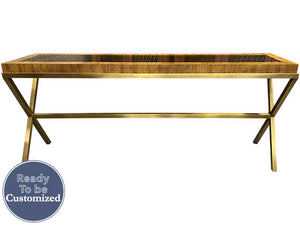 60.5" Unfinished Vintage Table #08631
