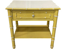 Load image into Gallery viewer, 24&quot; Unfinished 1 Drawer Vintage Bamboo Style Single Nightstand #08632
