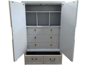 42" Finished 2 Door 2 Drawer Century Vintage Cabinet #08282