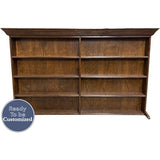 87.75" Unfinished Vintage Hutch Top #08662