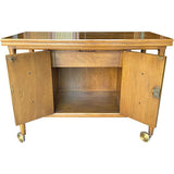 40" Finished 2 Door Tomlinson Vintage Bar Cart #08668