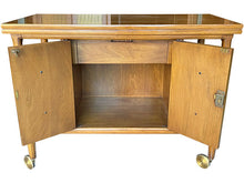 Load image into Gallery viewer, 40&quot; Unfinished 2 Door Tomlinson Vintage Bar Cart #08668
