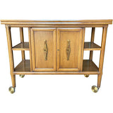 40" Finished 2 Door Tomlinson Vintage Bar Cart #08668