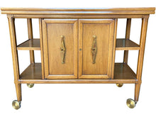 Load image into Gallery viewer, 40&quot; Unfinished 2 Door Tomlinson Vintage Bar Cart #08668
