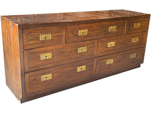 Load image into Gallery viewer, 64&quot; Unfinished 7 Drawer Henredon Vintage Dresser #08670
