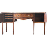 72" Unfinished 1 Drawer 2 Door Vintage Desk #08674