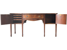 Load image into Gallery viewer, 72&quot; Unfinished 1 Drawer 2 Door Vintage Desk #08674
