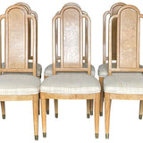 20" Unfinished Vintage Chair Set of 6 #08678