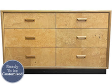 Load image into Gallery viewer, 45&quot; Unfinished 6 Drawer Henredon Vintage Dresser #08681
