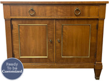 Load image into Gallery viewer, 38&quot; Unfinished 2 Door 1 Drawer Kindel Vintage Buffet #08686
