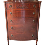 36" Unfinished 5 Drawer Vintage Tallboy #08694