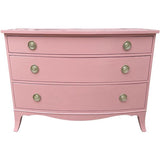 46" Finished Ashland Satin 3 Drawer Vintage Dresser #08261