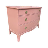 46" Finished Ashland Satin 3 Drawer Vintage Dresser #08261