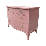 46" Finished Ashland Satin 3 Drawer Vintage Dresser #08261