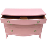 46" Finished Ashland Satin 3 Drawer Vintage Dresser #08261