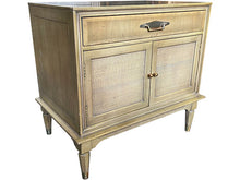 Load image into Gallery viewer, 24.5&quot; Unfinished 1 Drawer 2 Door Vintage Nightstand Set of 2 #08706
