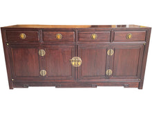 Load image into Gallery viewer, 72&quot; Unfinished 2 Door 4 Drawer Furniture Vintage Buffet #08700
