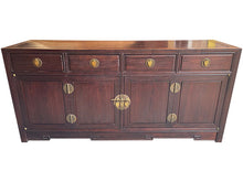 Load image into Gallery viewer, 72&quot; Unfinished 2 Door 4 Drawer Furniture Vintage Buffet #08700
