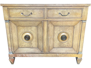 43" Unfinished 2 Door 2 Drawer Vintage Buffet #08707