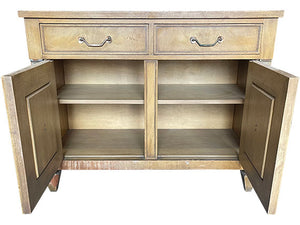 43" Unfinished 2 Door 2 Drawer Vintage Buffet #08707