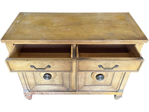 43" Unfinished 2 Door 2 Drawer Vintage Buffet #08707
