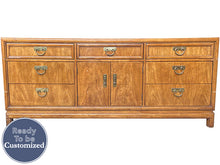 Load image into Gallery viewer, 74&quot; Unfinished 2 Door 7 Drawer Vintage Buffet #08711
