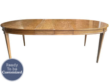 Load image into Gallery viewer, 42&#39;&#39; Unfinished Vintage Dining Table Extendable #08717
