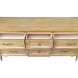 66" Unfinished 9 Drawer American Of Martinsville Vintage Dresser #08723
