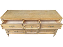 Load image into Gallery viewer, 66&quot; Unfinished 9 Drawer American Of Martinsville Vintage Dresser #08723
