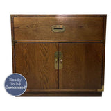 30" Unfinished 1 Drawer 2 Door Bernhardt Vintage Dresser #08726