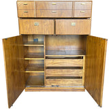 42.25" Unfinished 2 Drawer 2 Door Drexel Vintage Tallboy #08736