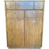 42.25" Unfinished 2 Drawer 2 Door Drexel Vintage Tallboy #08736