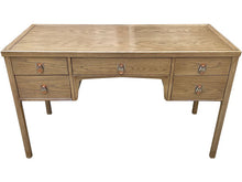 Load image into Gallery viewer, 42.25&quot; Unfinished 5 Drawer Kent Coffey Vintage Desk #08734
