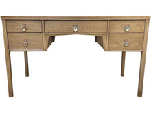 Load image into Gallery viewer, 42.25&quot; Unfinished 5 Drawer Kent Coffey Vintage Desk #08734
