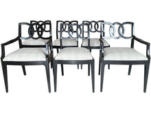Load image into Gallery viewer, 22.5&quot; Finished Vintage Chair Set of 6 with Custom Upholstery  #08573
