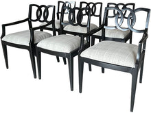 Load image into Gallery viewer, 22.5&quot; Finished Vintage Chair Set of 6 with Custom Upholstery  #08573
