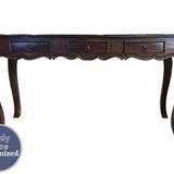 63" Unfinished Vintage Desk #08735